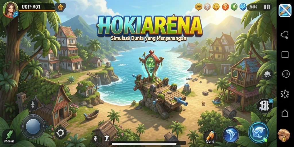 Tampilan gameplay HOKIARENA yang menarik dan imersif.