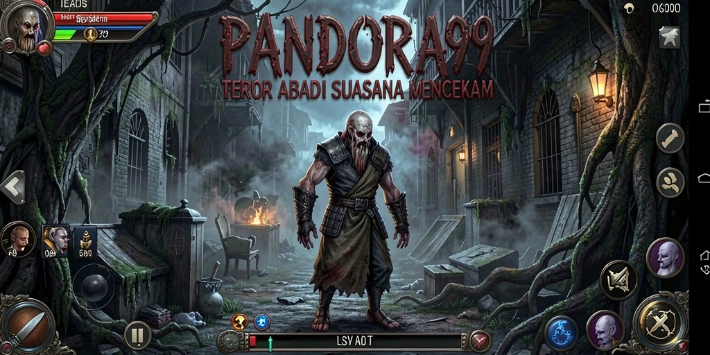 Gameplay horor menegangkan dengan atmosfer mencekam.