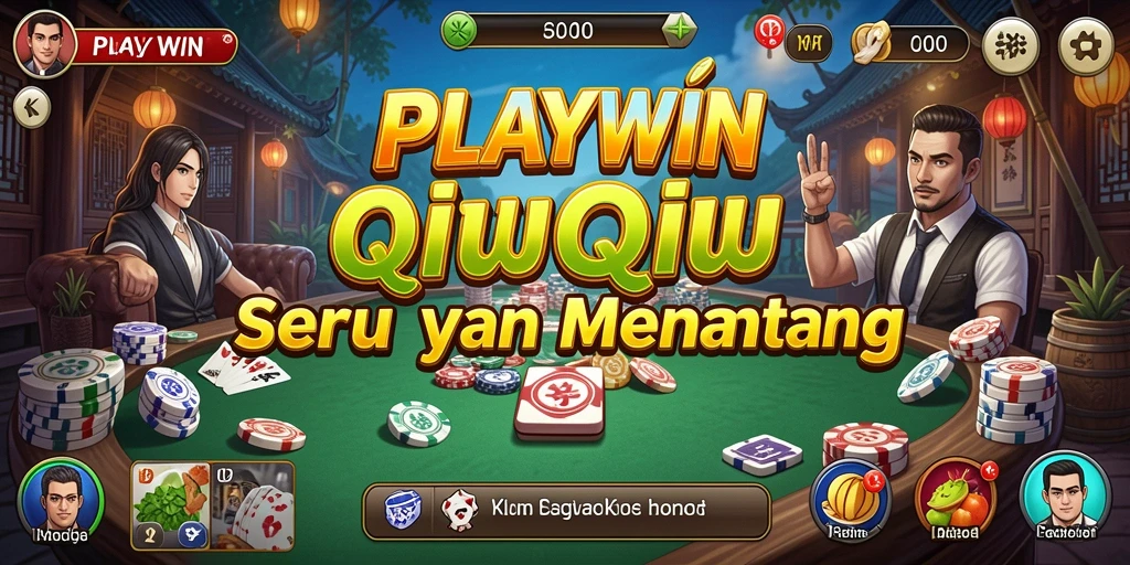 Tampilan permainan QiuQiu yang menegangkan dan menarik di PLAYWIN.