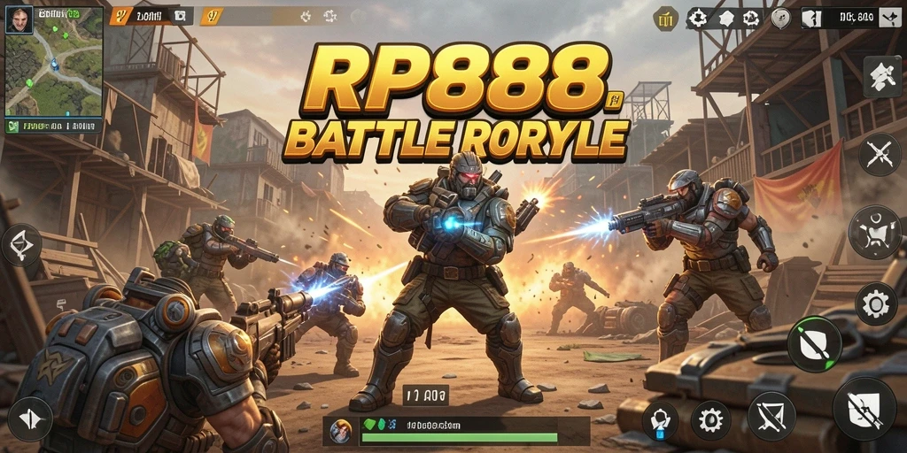 Screenshot utama RP888 menunjukkan momen tepat saat pertempuran berlangsung.