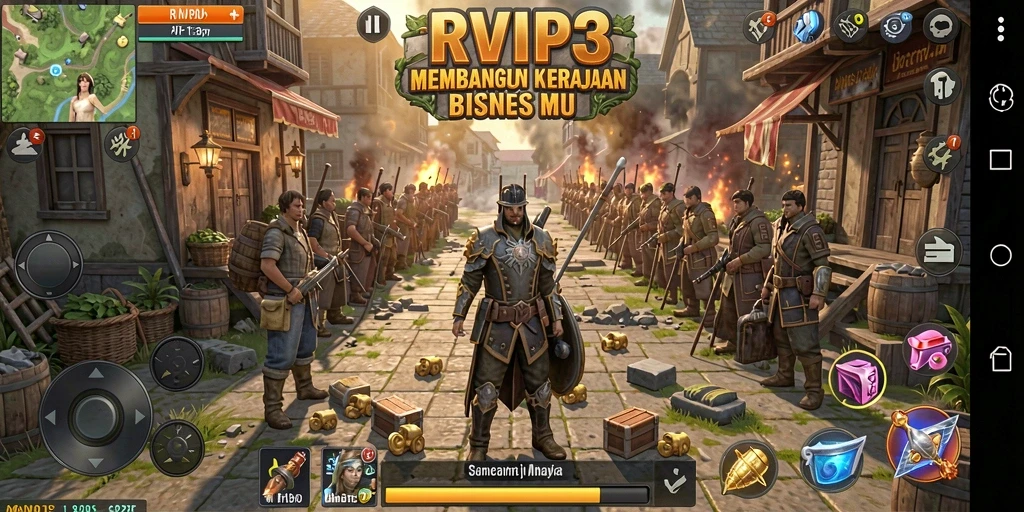 Tampilan gameplay RVIP3 yang seru dan interaktif.