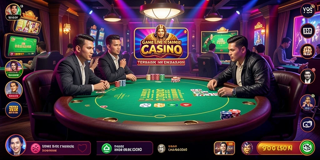 Tampilan gameplay Live Casino V98 yang mendebarkan dan interaktif.